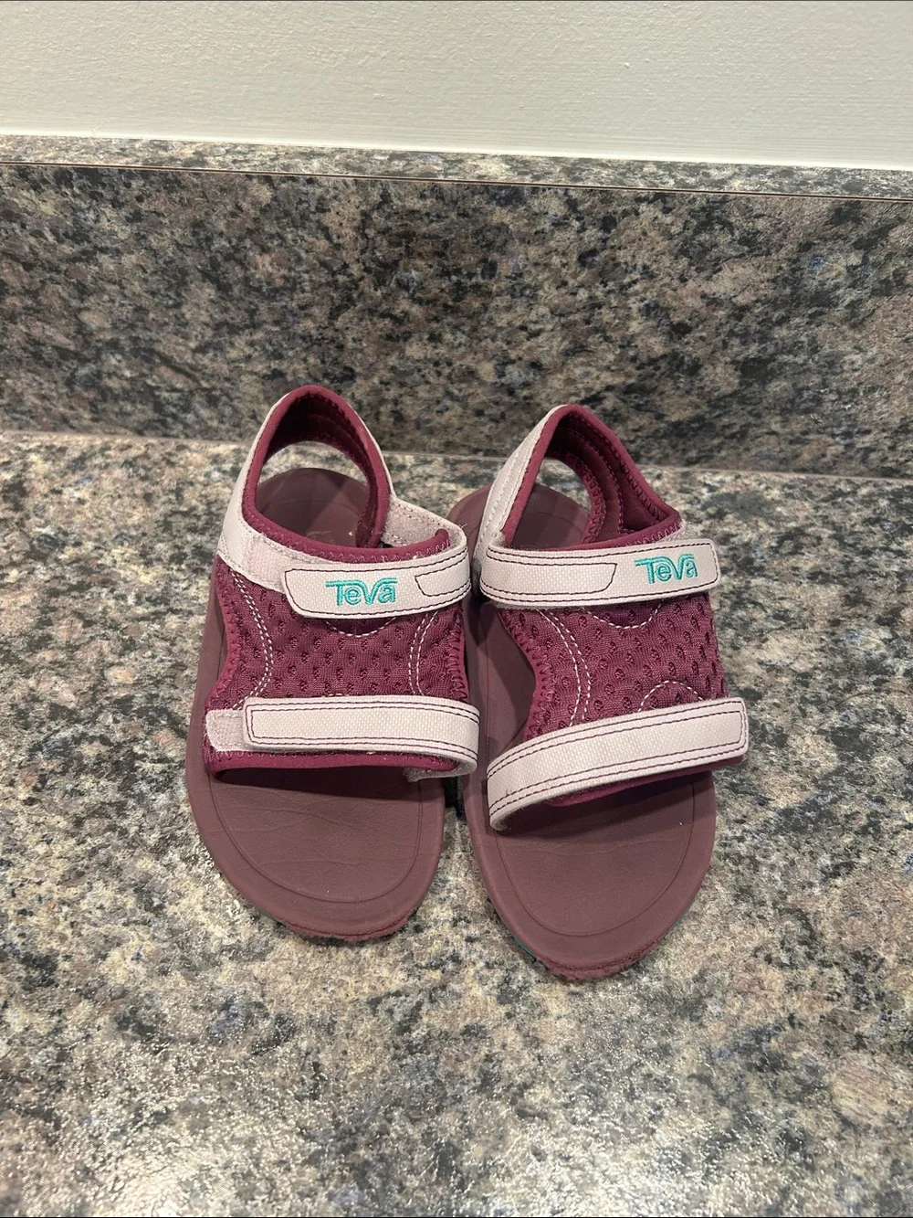 Teva Kids Purple and Teal Adjustable Strap Sandals